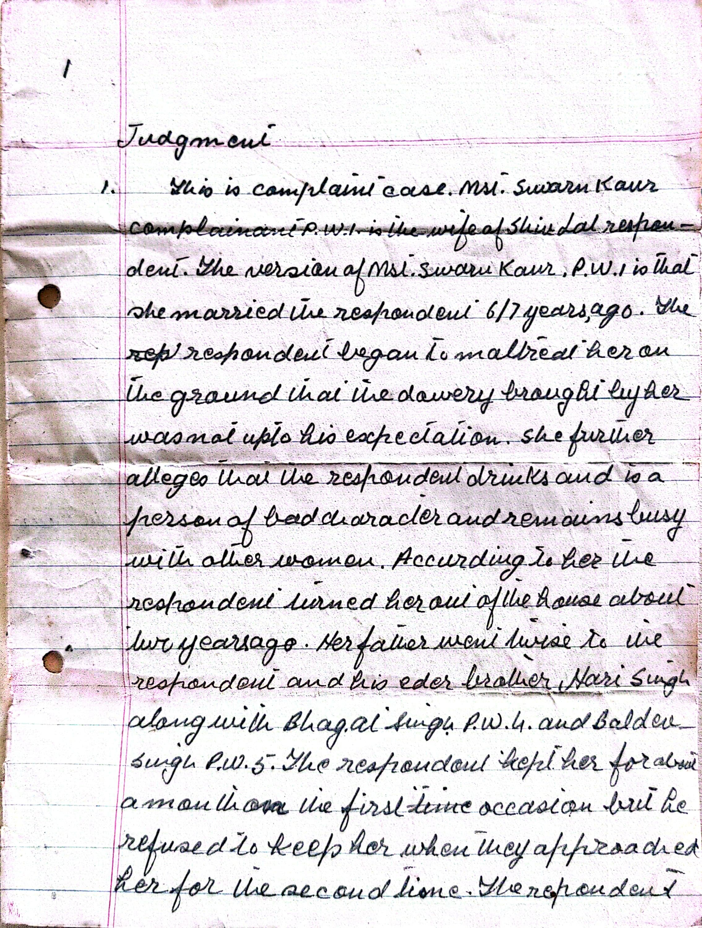 Letter 277 — page 1